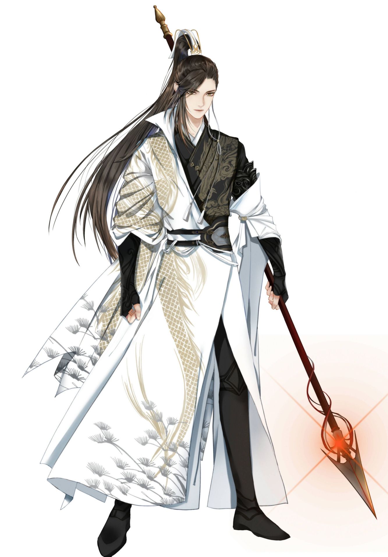 古风动漫人物绘画,玉树临风的小哥哥,好养眼